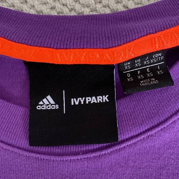 Ivy Park for adidas no gender athletic sweatshirt Size XS - Picture 16 of 17